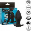 Calexotics - Rock Bottom Perfect Anal Plug 10 Vibrations Silicone Black