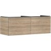 Hansgrohe Xelu Q Umývadlová skrinka, 50x136x55 cm, 2 zásuvky, prírodný dub/chróm 54068000-HG
