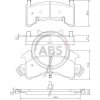 A.B.S. Sada brzdových platničiek kotúčovej brzdy 38154