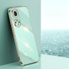 Puzdro Huawei Honor 50 / Huawei Nova 9 silikónové zlaté olemovanie zelená farba