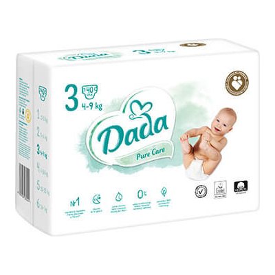 Dada Pure care 3 - 4-9 kg 40 ks