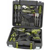 EXTOL Sada náradia 46-dielna s aku vŕtačkou, 1x 12V/2Ah Li-ion
