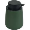 Erga Nero, dávkovač mydla na postavenie 350 ml, tmavá zelená-čierna matná, ERG-08356