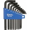 Genius Tools Sada kľúčov T-torx, tvar L, 10 kusov (SK-010S)