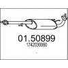 Stredný tlmič výfuku MTS 01.50899