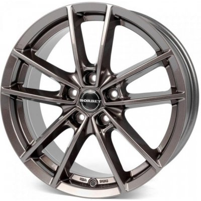 BORBET W 7x17 5x114,3 ET40 mistral anthracite gloss