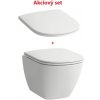 Laufen Lua - set - závesné WC Silent Flush + spomaľovacie WC sedadlo