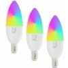Immax NEO SMART sada 3x žiarovka LED E14 6W RGB+CCT barevná a biela, stmívatelná, WiFi 07716C