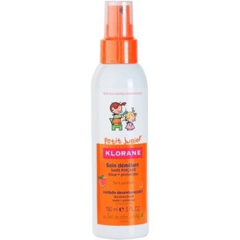 Klorane Petit Junior sprej pre jednoduché rozčesávanie vlasov broskyňa (Hair Spray) 150 ml