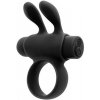 Rabbit Ring Pleasures Premium Line Rechargeable Black