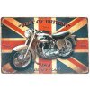 Plechová tabuľa retro Best of British BSA 30 x 20 cm (motocykel BSA typovej rady A10 Golden Flash)