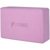 Joga blok Fitforce YOGA BLOCK Fialová