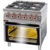 Kromet Plynový sporák s elektrickou rúrou | 700.KG-4/PE-2