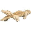 Woodcraft Drevené 3D puzzle Krokodíl