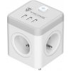 Síťový adaptér Viking ACT43S/Output:4xAC,3xUSB-A/Tlačidlo ON/OFF VACT43S