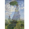 Plagát, Obraz - Žena so slnečníkom - Madame Monet a jej syn, Claude Monet, 61 × 91.5 cm