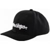 Troy Lee Designs Curved Snapback Cap, Signature, black/white, one size