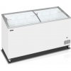 Tefcold Pultová mraznička - presklené oblé veko - 398 L | IC 501 SCEB