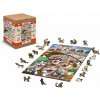WOODEN CITY Drevené puzzle Mačiatka v Benátkach 2v1, 300 dielikov EKO