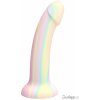 Světélkující silikonové dildo s přísavkou Dildolls Fantasia