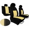 Autopoťahy Exclusive Leather béžovo-čierne (koža) Pok-ter