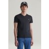 TRIČKO GANT SLIM SHIELD V-NECK T-SHIRT BLACK