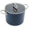 Joseph Joseph Space hrniec s nepriľnavým keramickým povrchom a pokrievkou 25 cm/8,1 l, modrý, 45045