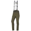 Pánske teplé softshellové nohavice Husky Kixes M dark khaki L