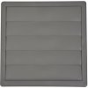 airRoxy PPZ 125 Plastová protidešťová žaluzie 170x170 mm, šedá