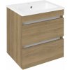 Sapho EZARA umývadlová skrinka 48x54x39cm, dub cuneo EZ492-2525