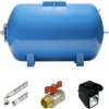 Vodárenský set 80L AQUA OLA ležatý, BSK-3A (400V) - domáca vodáreň s tlakovým spínačom