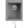 Elleci QUADRA 100 G48 cemento + Elleci C01 CADDY chróm