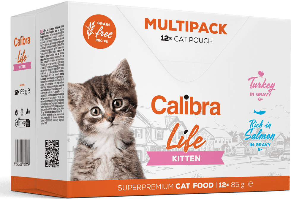 Calibra Life Cat Kitten 12 x 85 g