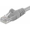 PremiumCord sputp01 patch UTP RJ45-RJ45 level 5e, 1m, šedý