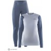 Craft CORE Warm Baselayer dámsky set, svetlomodrá/tmavomodrá M