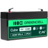 Green Cell Batéria pre pokladnicu, váhu, hračky AGM 6V 1.2Ah SILNÁ bezúdržbová