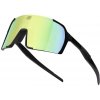 Force GLARE čierne, žlté zrkadlové sklo cyklistické okuliare