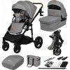Lionelo Lionelo - Kombinovaný kočík 2v1 MARI TOUR Šedý kameň LN0256 + záruka 3 roky zadarmo + záruka 3 roky zadarmo