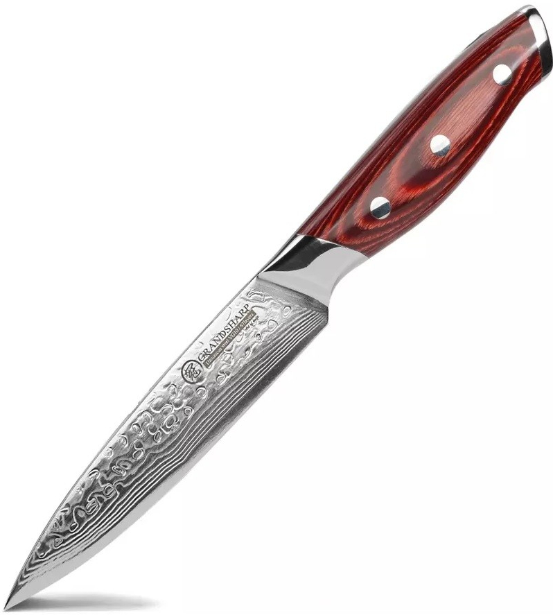 IZMAEL Damaškový kuchynský nôž Mijazaki Paring 12 cm