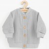 Dojčenský mušelínový kabátik New Baby Comfort clothes sivá - 86 (12-18m)