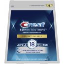 Crest 3D White RADIANT EXPRESS bieliace pásiky na zuby 28 ks