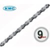 KMC Reťaz X 9 strieborno-sivá, 114 článkov