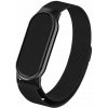 Remienok ChronSmarta pre Xiaomi Mi Smart Band 8, 9 a 10, čierny náramok na hodinky