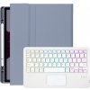 AppleKing puzdro s podsvietenou klávesnicou, touchpadom a priestorom na Apple Pencil na iPad Air 4 (2020) / Air 5 (2022) / Pro 11