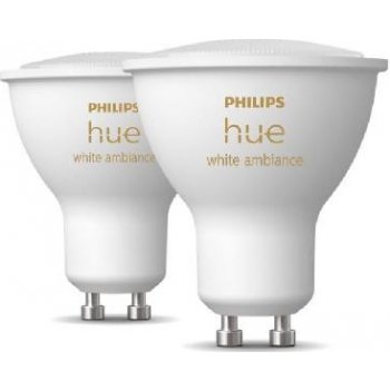 Philips Hue White Ambiance, 2x žiarovka 5,5W GU10 DIM