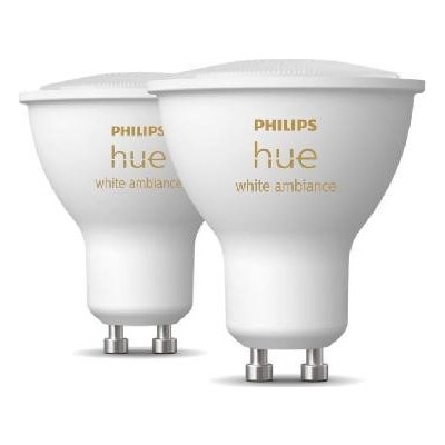 Philips Hue White Ambiance, 2x žiarovka 5,5W GU10 DIM