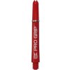 Násadky na šípky TARGET Pro Grip stredné, červené, 9 ks (plastové násadky, cenovo výhodná sada 9ks)