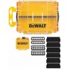 DT70802 DEWALT MALÁ SADA TOUGH CASE + MALÉ ULOŽNÉ POUZDRO + PŘEPÁŽKY A DRŽÁKY NA BITY