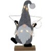 HIT Plstená figúrka 35cm Santa LED svetielka