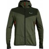 Pánska mikina Salewa Agner Hybrid PL/DST M FZ Hdy Dark Olive Melange/0910 XL